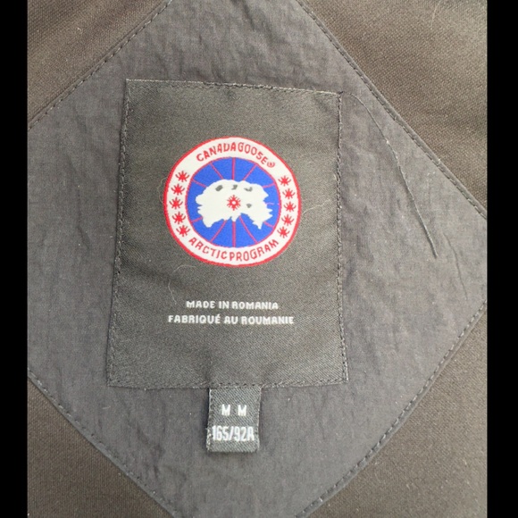 Canada Goose Cream and Black Fleece Jacket - Picture 2 of 2